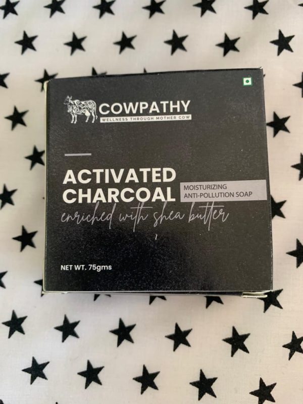 Cowpathy Activated Charcoal soap